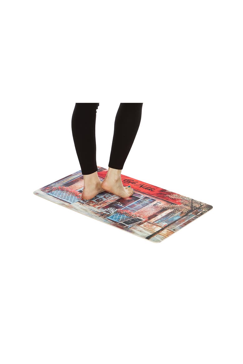 Kitchen Floor Mat, Alternate, color, RED CAFE