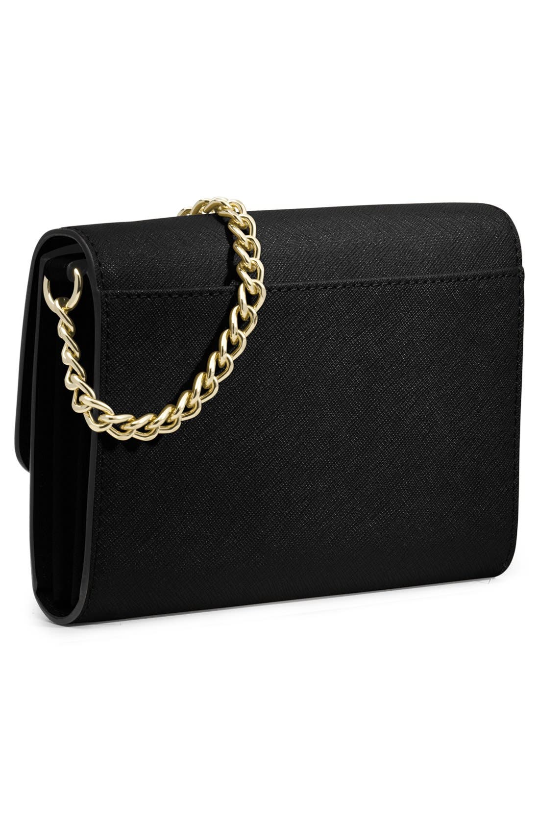 MICHAEL Michael Kors 'Jet Set - Large Phone' Saffiano Leather Crossbody Bag, Alternate, color, 