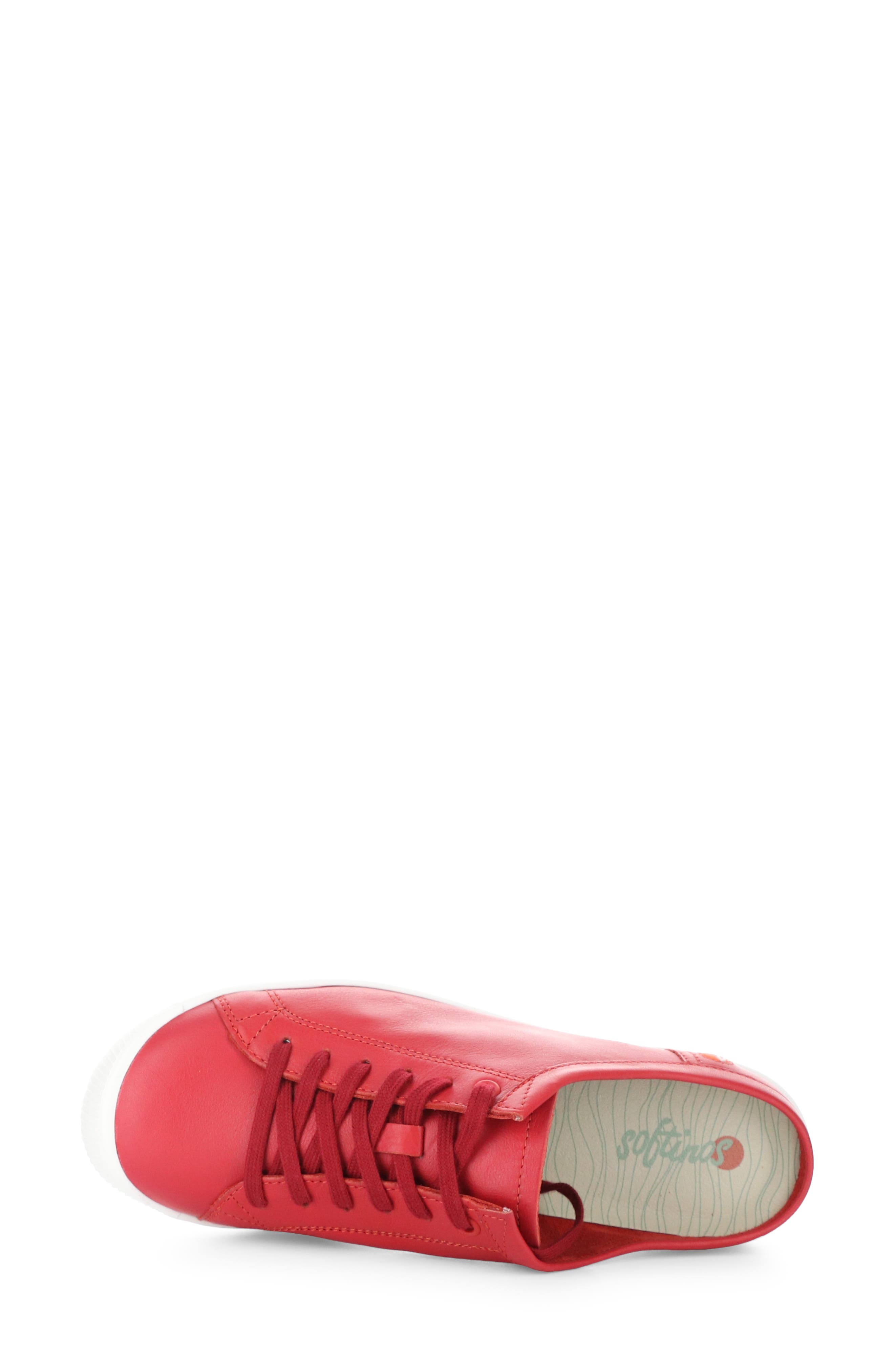 Idle Sneaker, Alternate, color, 004 CHERRY RED SMOOTH