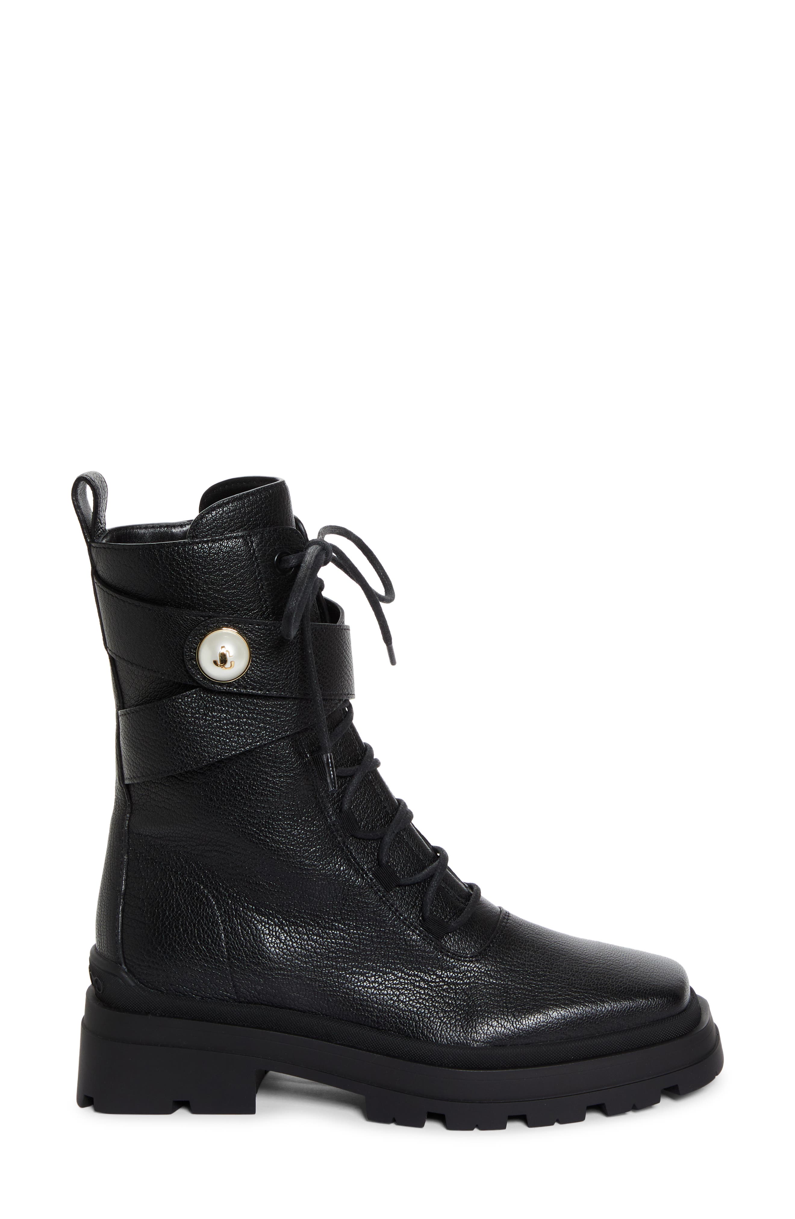 Jimmy Choo Noemi Combat Boot, Alternate, color, 