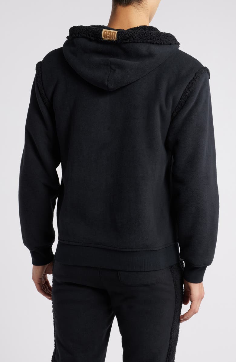 UGG<sup>®</sup> Evren Bonded Fleece Zip Hoodie, Alternate, color, 