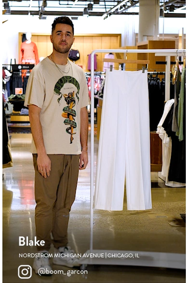 Clean Front Wide Leg Precision Ponte Knit Pants video