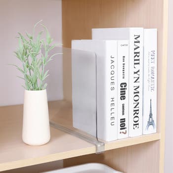 Clear Acrylic Shelf Dividers - Set of 4