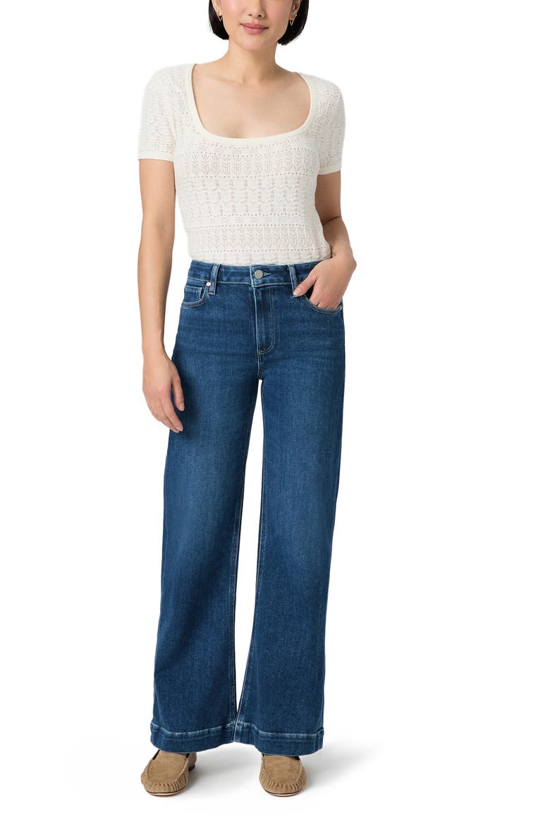 Leenah High Waist Wide Leg Jeans, Alternate, color, VNTN BREEZ