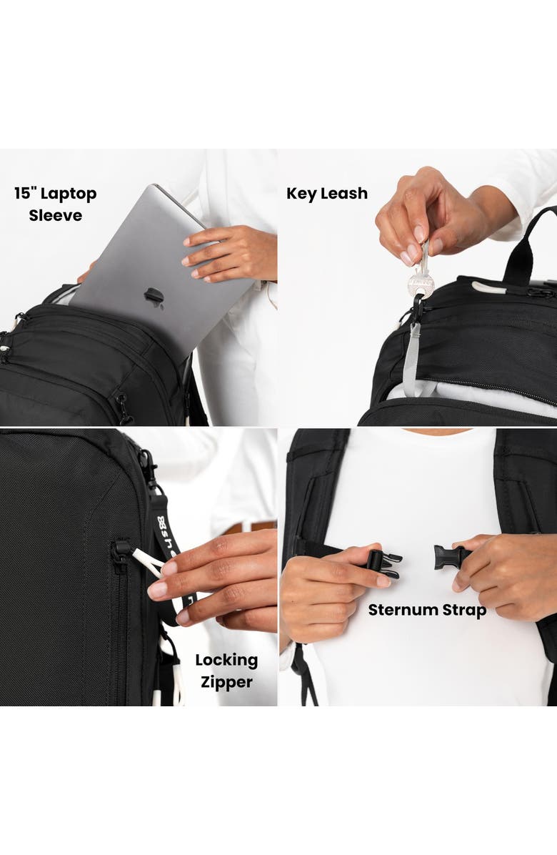 Sherpani Getaway RFID Protection 22L Laptop Backpack, Fits 15 Inch Laptop, Alternate, color,