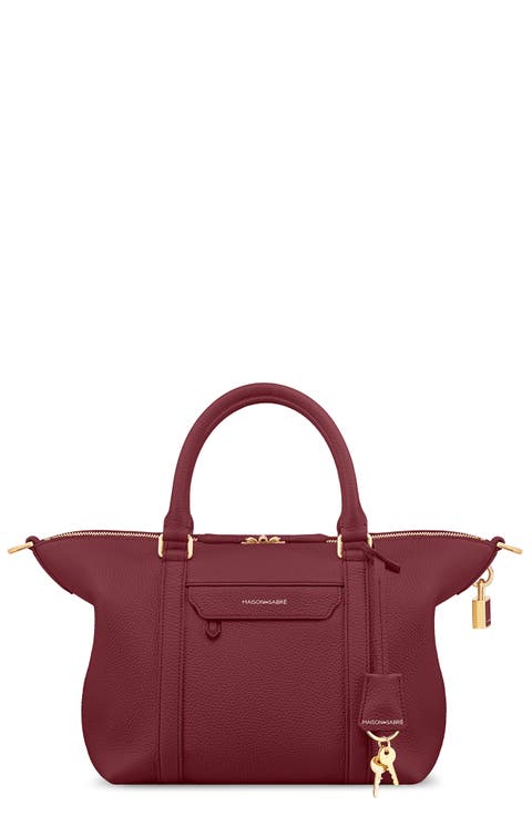 Small Leather Weekender