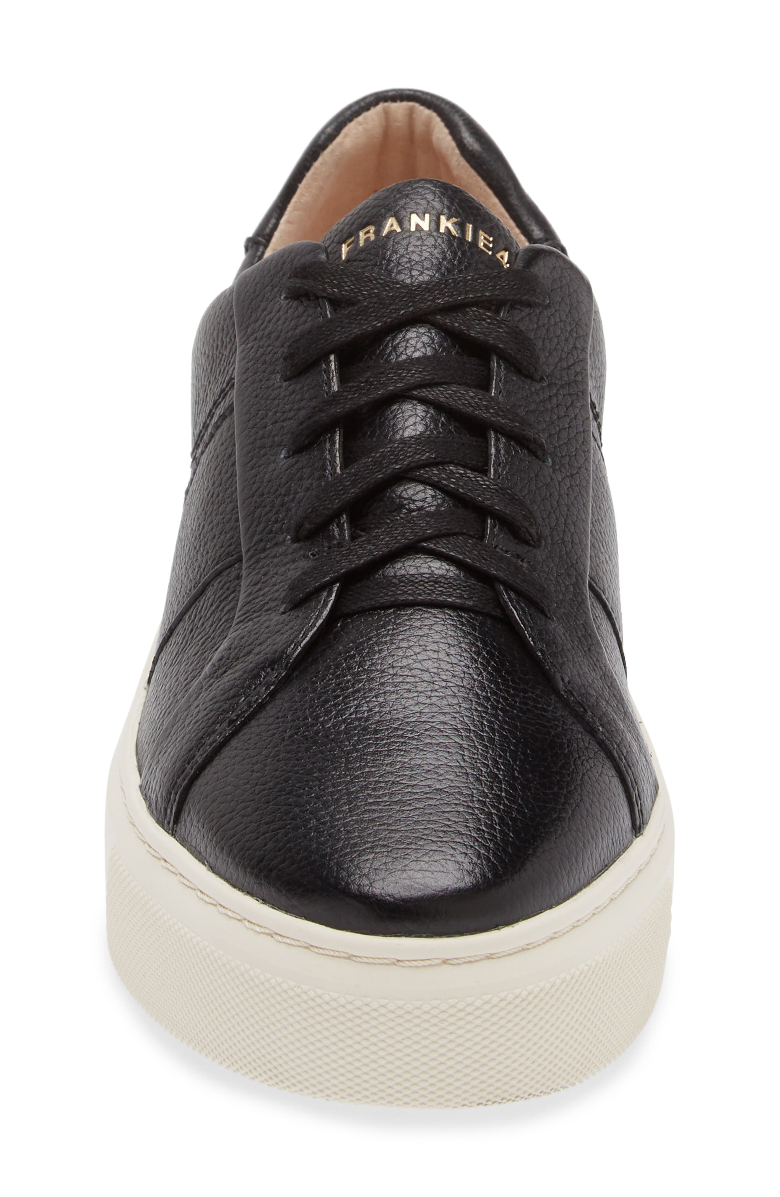 FRANKIE4 Riley Platform Sneaker, Alternate, color, Black Tumbled