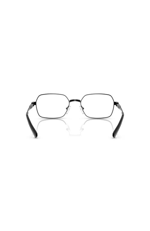 Michael Kors 56mm Square Optical Glasses In Metallic