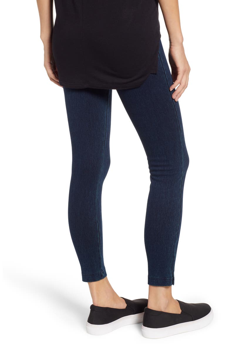 Lyssé High Waist Skinny Denim Leggings, Alternate, color, INDIGO