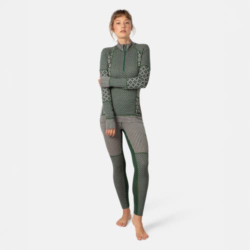 Kari Traa Smekker 1/2-zip Top In Green