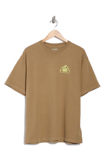 Vans Made For The Elements Crestline Logo Graphic T-shirt In Brown