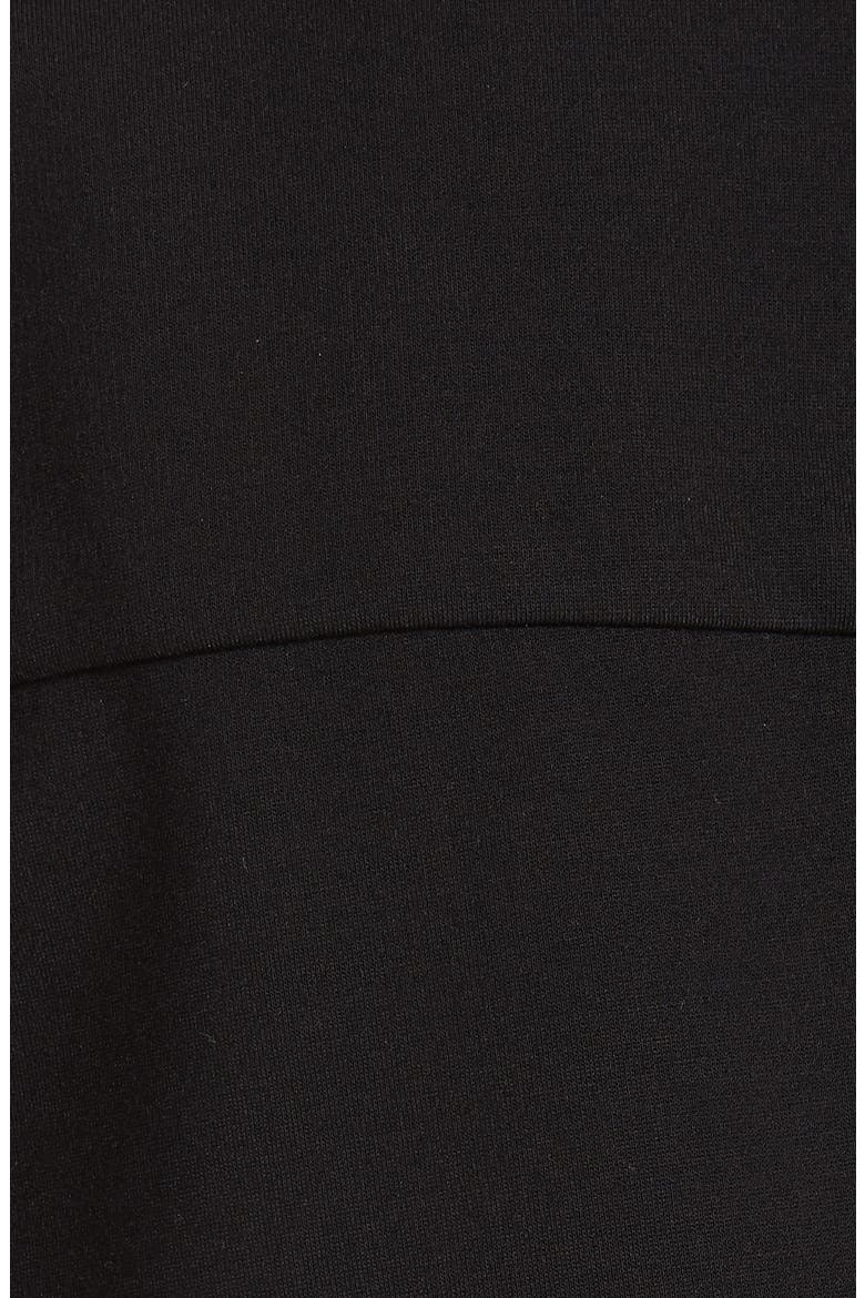 Asymmetrical Shirtdress, Alternate, color, BLACK