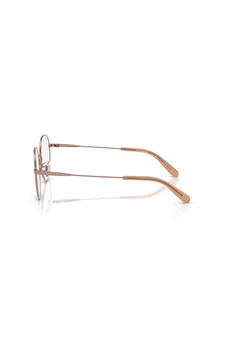 COACH 53mm Irregular optical glasses, Alternate, color, Brown