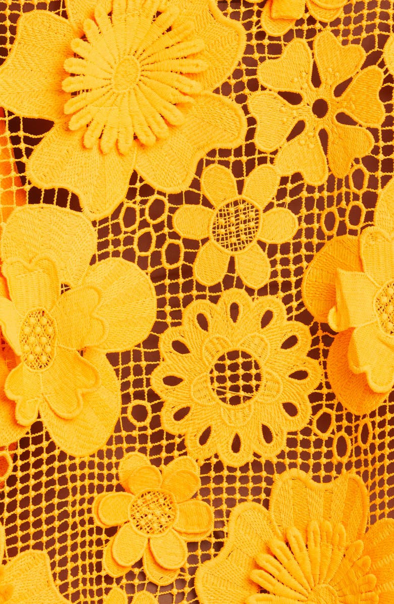 La Vie Style House Retro Lace Cover-Up Caftan, Alternate, color, 