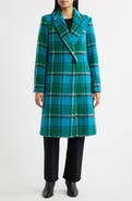 Sam Edelman Brushed Plaid Coat