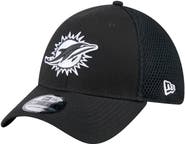 New Era Men's New Era Black Miami Dolphins Main Neo 39THIRTY Flex Hat