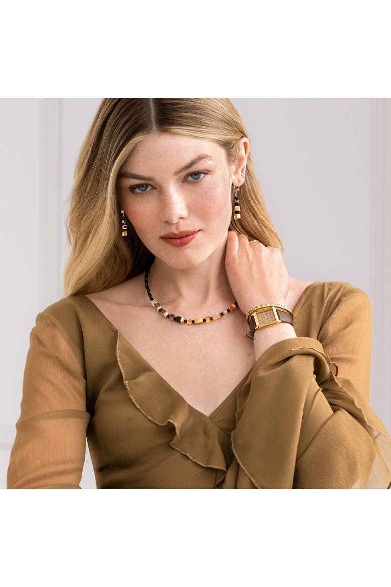 Geocube Precious Nature Necklace, Alternate, color, Tricolor