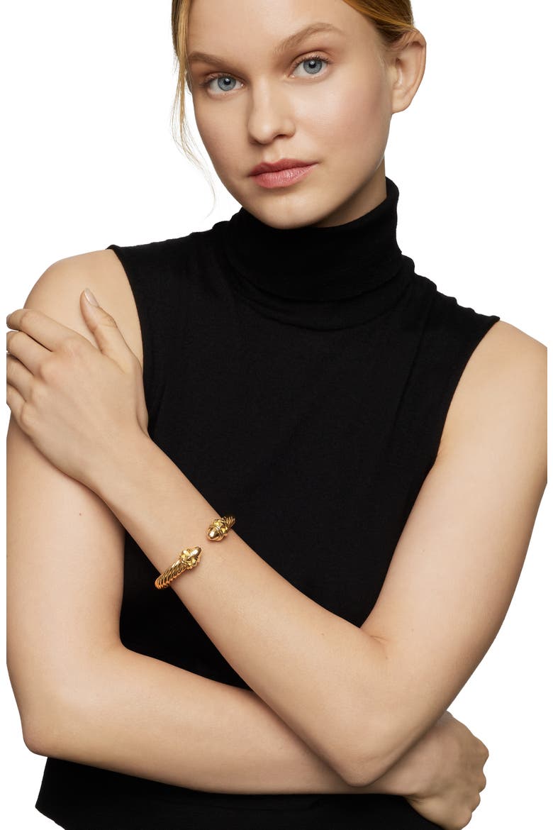 The Cable Collection® Renaissance Bracelet, Alternate, color, 18K YELLOW GOLD