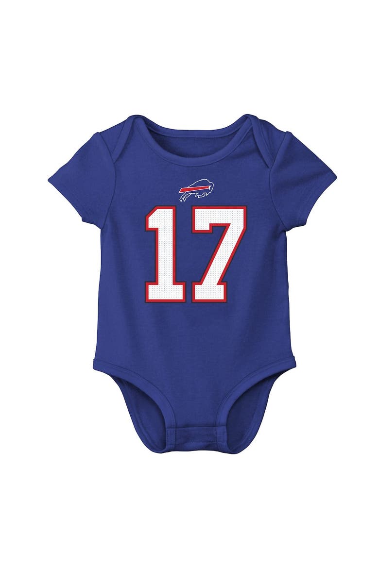 Newborn & Infant Nike Josh Allen Royal Buffalo Bills Player Name & Number Bodysuit, Alternate, color, Royal