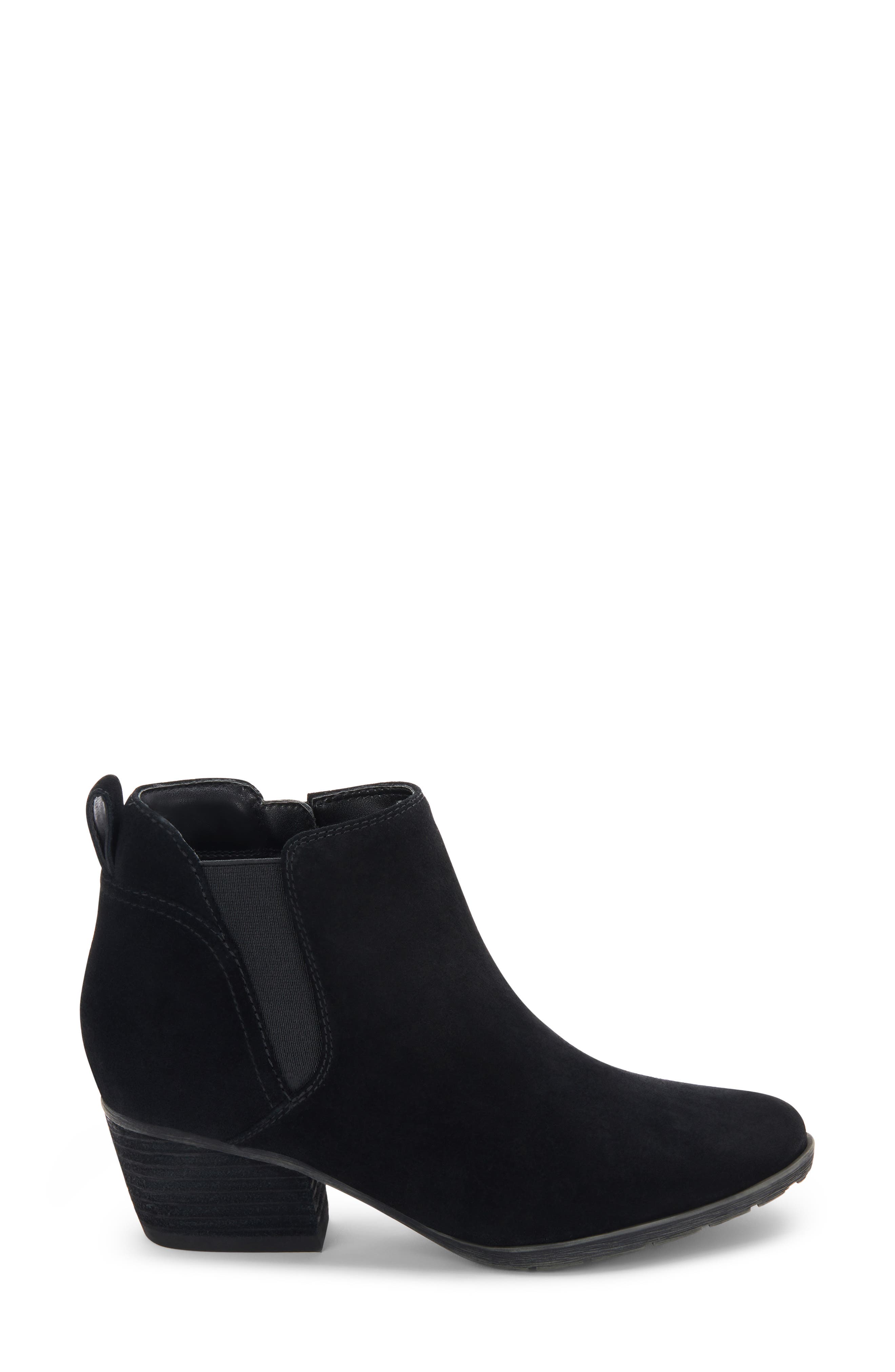 Blondo Victory Waterproof Bootie, Alternate, color, Black Suede