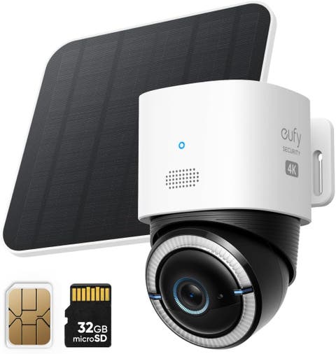 4G LTE Cam S330 4K solar powered outdoor security camera with AI tracking