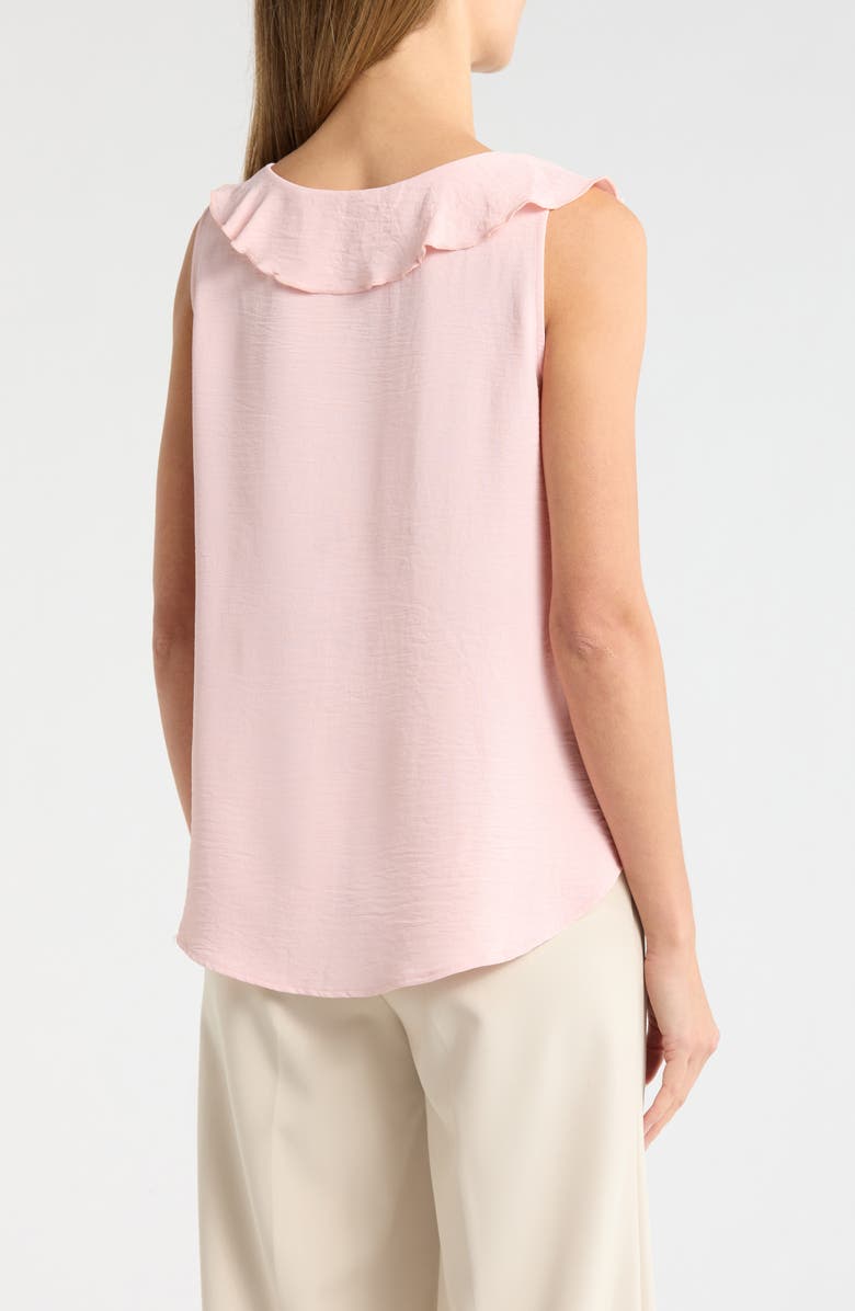 Renee C Ruffle Sleeveless Top, Alternate, color, Pink