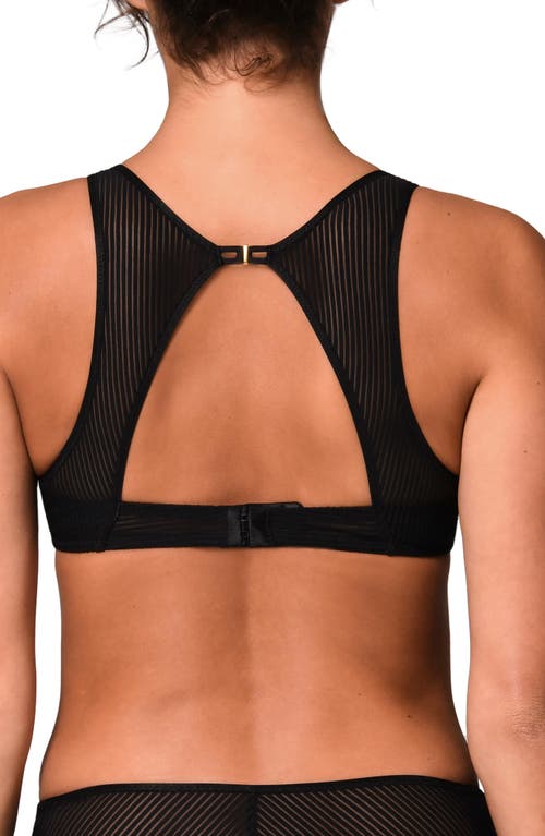 Simone Perele Angele Triangle Underwire Bra In Black