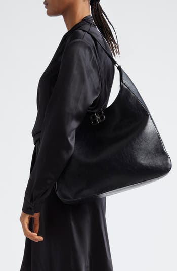 直営店☆BALENCIAGA☆ BB SOFT ミディアム HOBO バッグ/ BLACK Balenciaga BB Soft Lambskin Leather Hobo Bag | Nordstrom