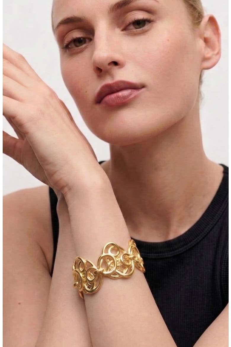 Oasic Bracelet In Gold, Alternate, color, Gold