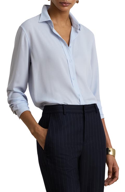 Georgette Long Sleeve Shirt