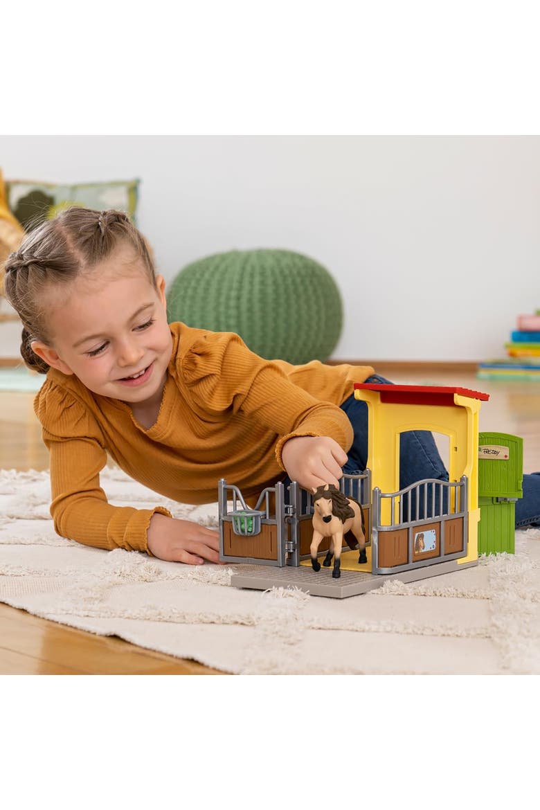 Pony Box With Iceland Pony Stallion, Alternate, color, Multicolored