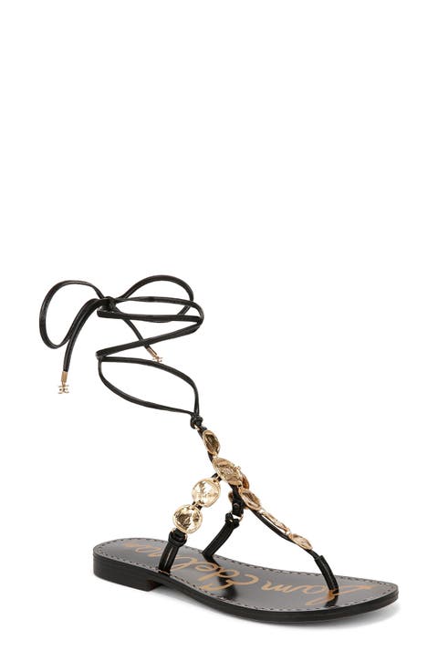 Deirdre Ankle Wrap Sandal (Women)