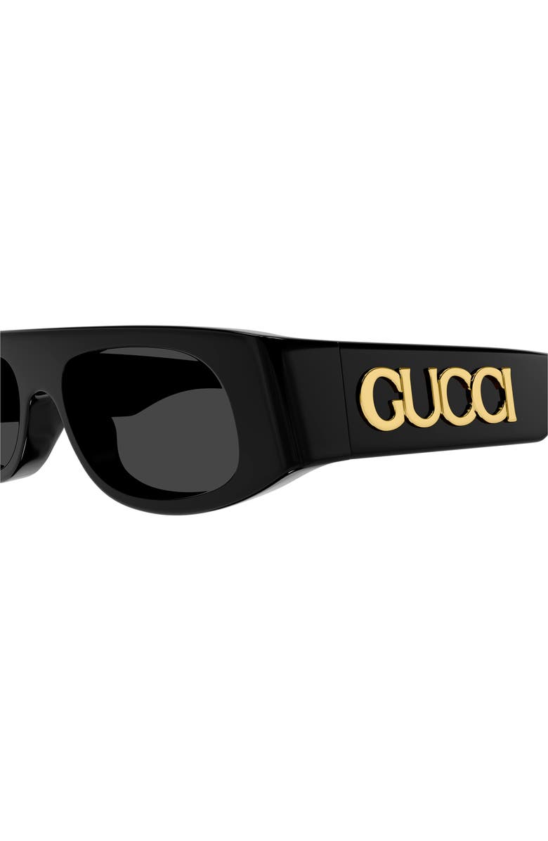 Gucci 99mm Mask Sunglasses, Alternate, color,
