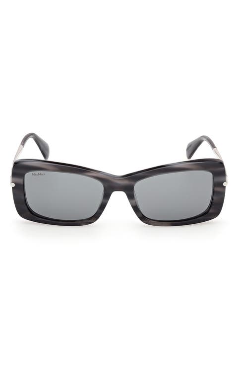 54mm Rectangular Sunglasses