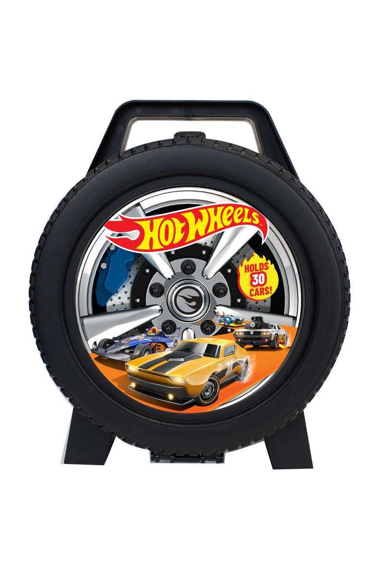 30 Car Carrying Case For Toy Vehicles, Main, color, Black