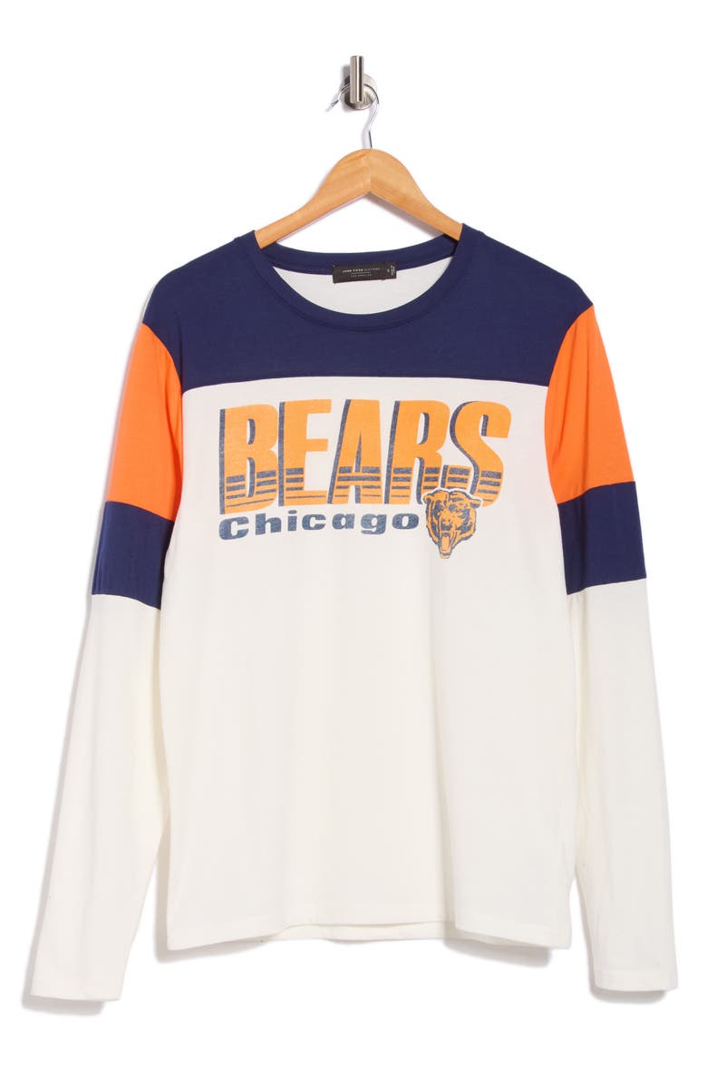 Junk Food Zone Blitz Bears Long Sleeve T-Shirt, Alternate, color, Sugar/ True Navy/ Orange
