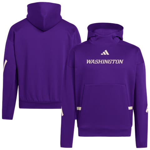 Men's adidas Purple Washington Huskies Z.N.E. Pullover Hoodie