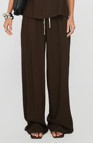 Princess Polly Nolei Contrast Detail Camisole & Drawstring Pants Set