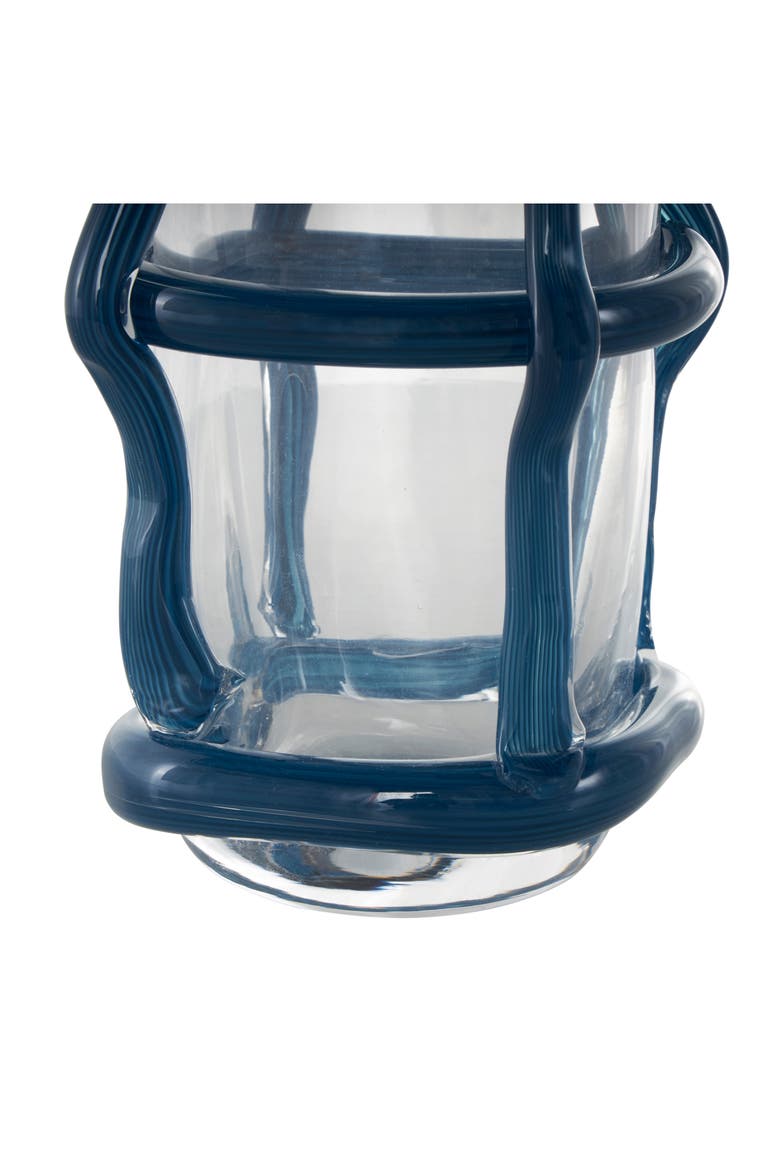 Recycled Glass Vase, Alternate, color, BLUE
