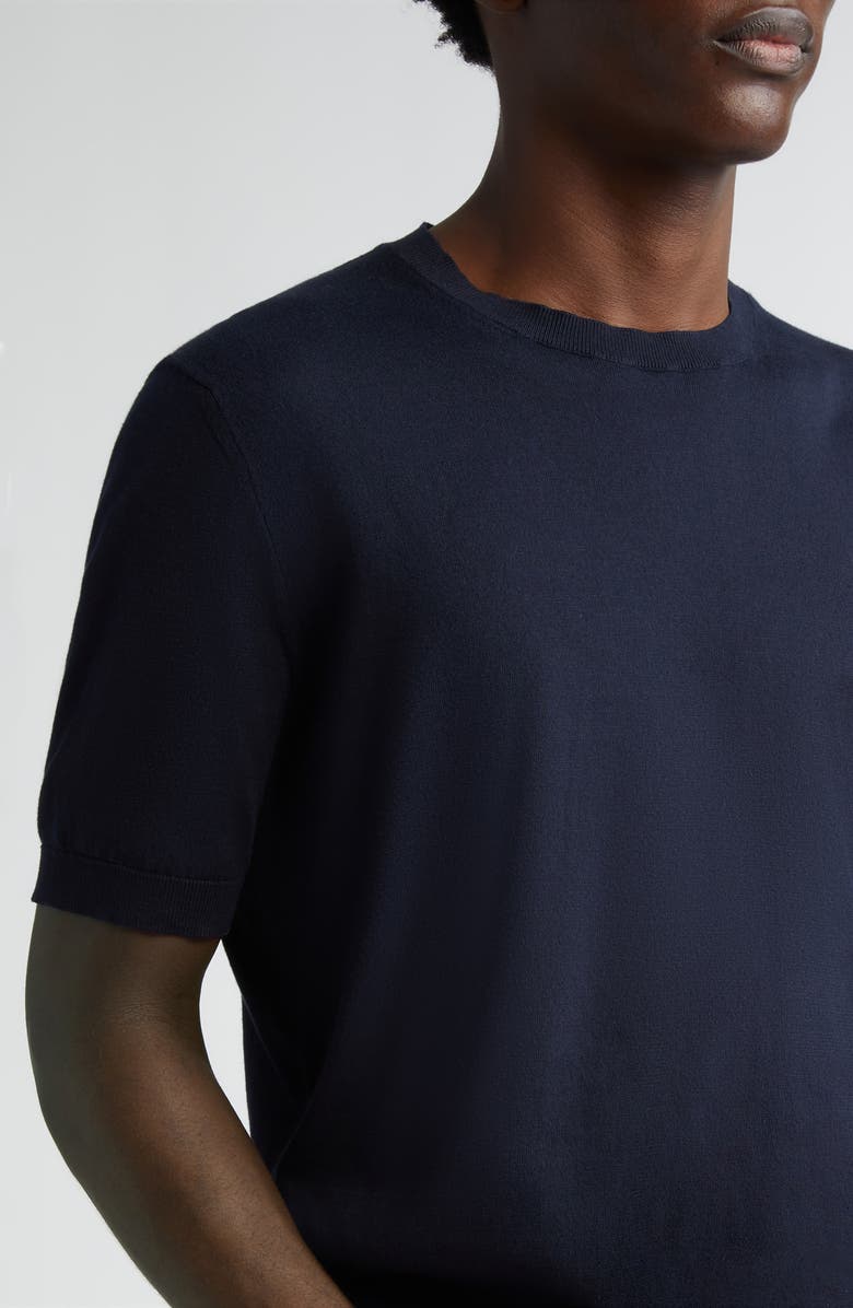 ZEGNA Premium Cotton T-Shirt, Alternate, color, Navy