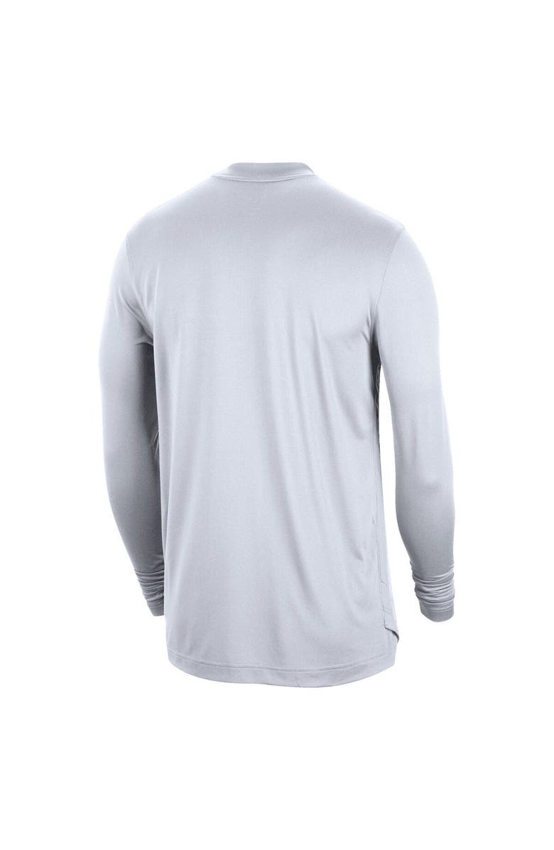 Nike Men's Nike White Brooklyn Nets 2022/23 City Edition Pregame Warmup Long Sleeve Shooting Shirt, Alternate, color, 