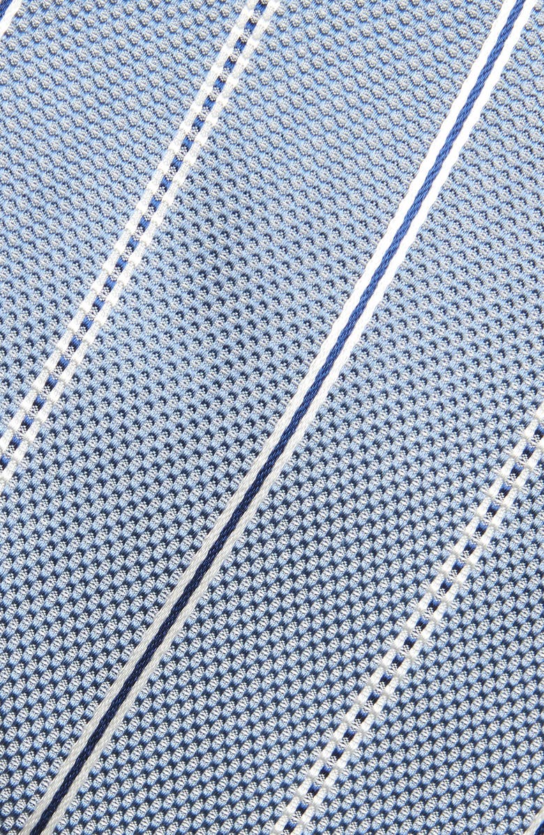 BOSS Stripe Silk Blend Tie, Alternate, color, Lt Past/Bu