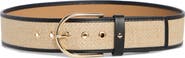 Kate Spade New York Woven Straw Belt