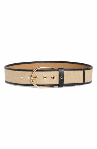 Kate Spade New York Woven Straw Belt