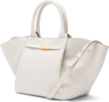 New York Leather East/West Midi Tote