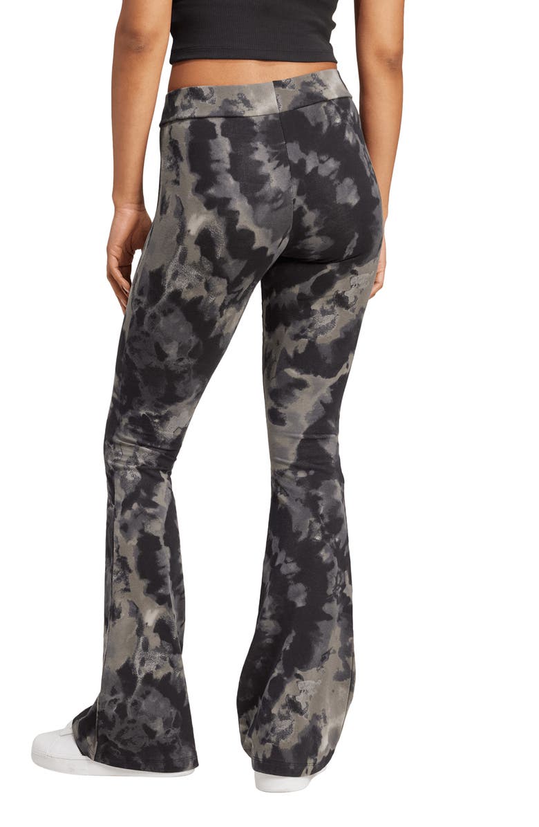 adidas Tie Dye Flare Leggings, Alternate, color,