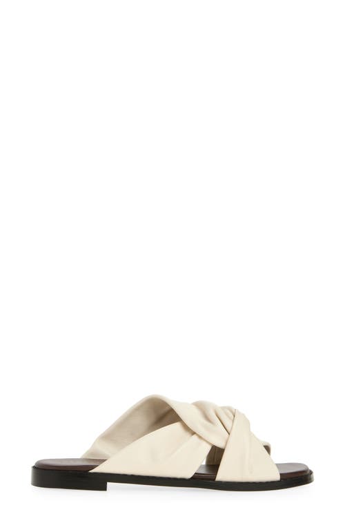 Cecelia New York Idea Slide Sandal In Alabaster