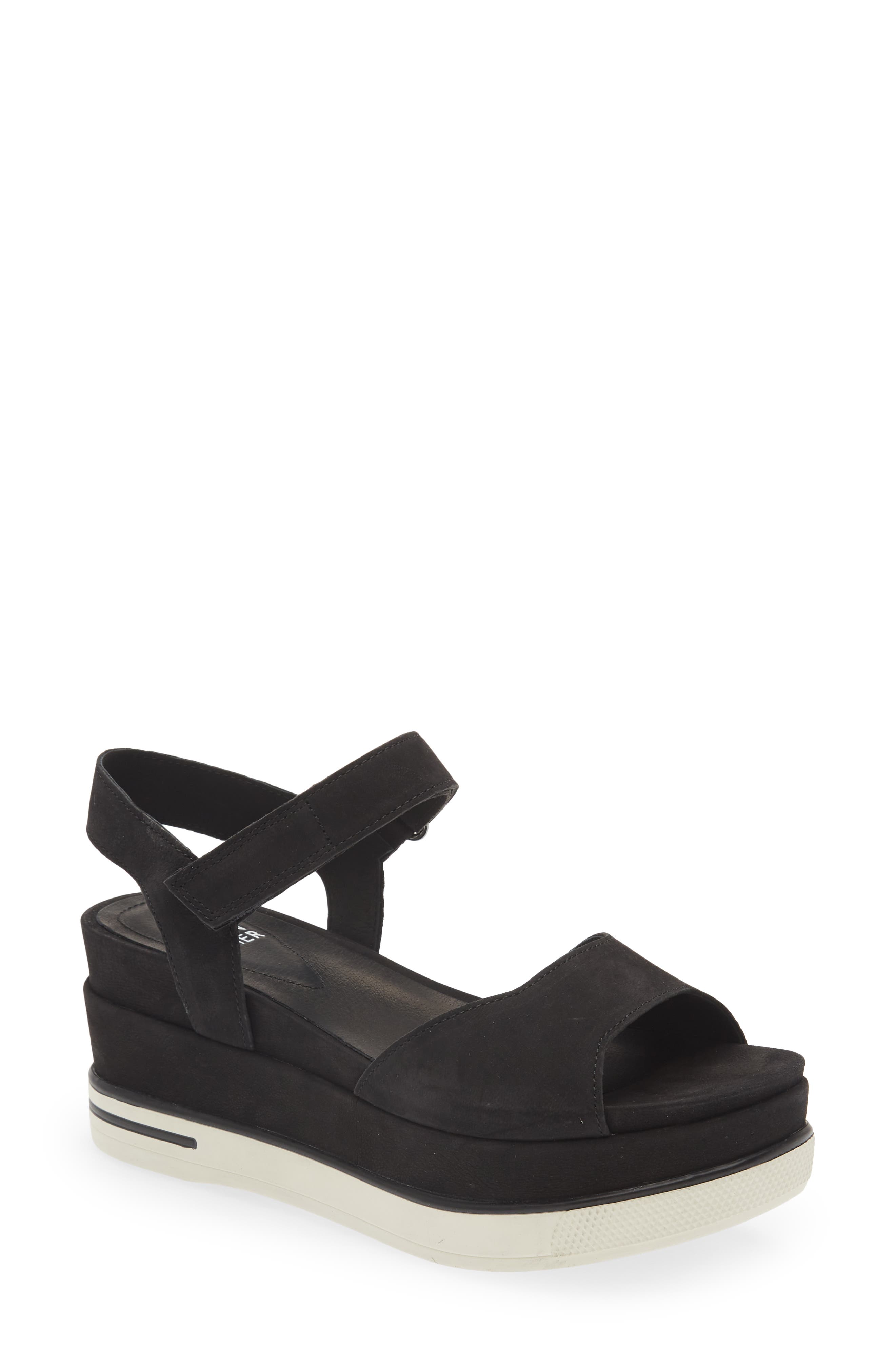 Eileen Fisher Beck Platform Wedge Sandal, Main, color, 
