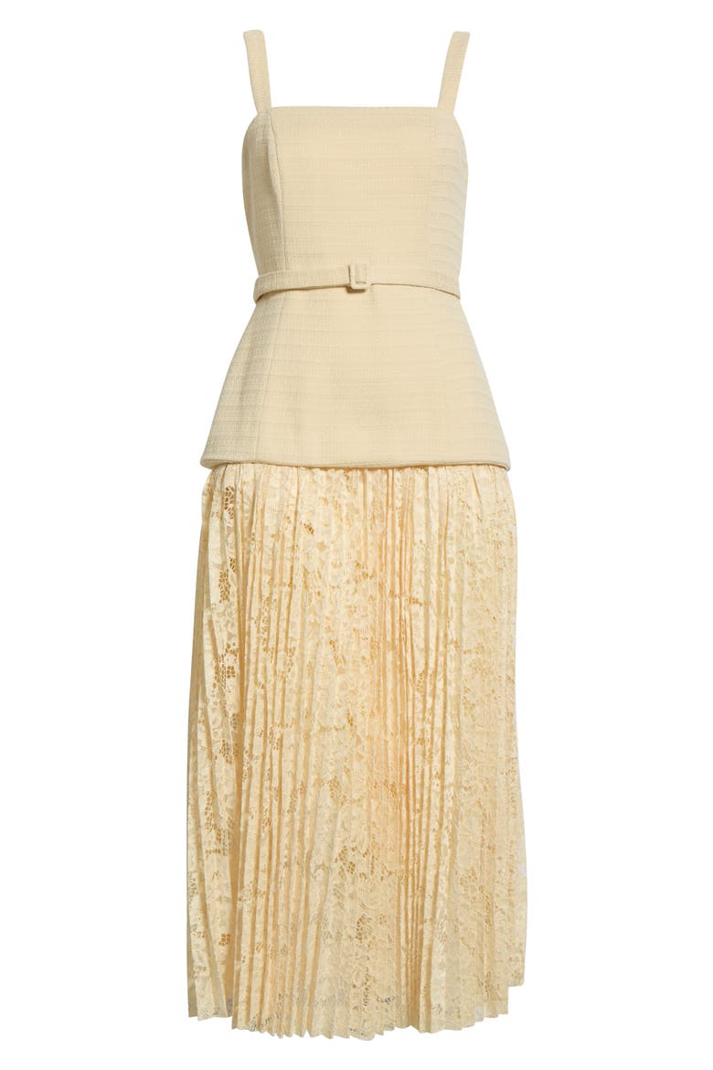 Caitlin Sleeveless Dress, Alternate, color, YELLOW