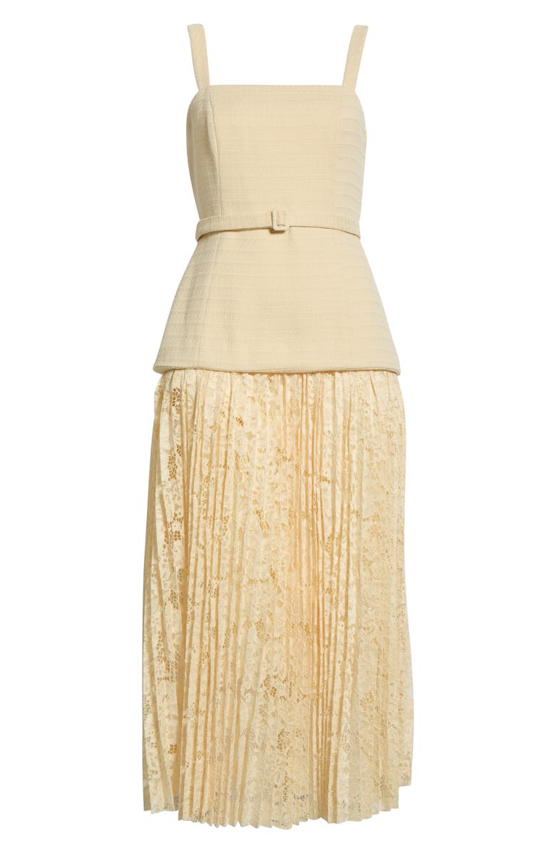 ASTR the Label Caitlin Sleeveless Dress, Main, color, Yellow